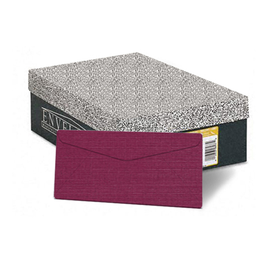 Neenah Paper® Classic Linen Cranberry Ice 24 lb. Writing Monarch Envelopes 500/Box