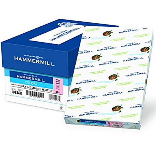  Hammermill Colored Paper, 20 lb Blue Printer Paper