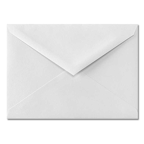 Cougar® Opaque White Vellum 70 lb. Text 4 Bar Pointed Flap Envelopes ...