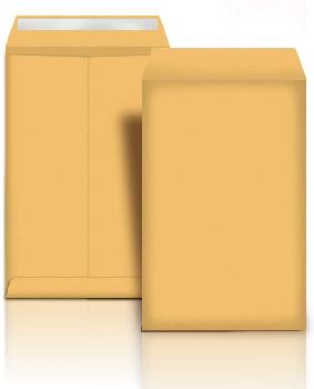 PrintMaster® #10.5 Catalog 28 lb. Brown Kraft Wove Peel and Seal Envelopes 9x12 in. OECS 500 per Box