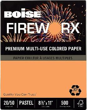 Perforated 11 x 17 24/60 Opaque Colors Paper 500 Sheets/Ream Cream, Multipurpose Copy Paper