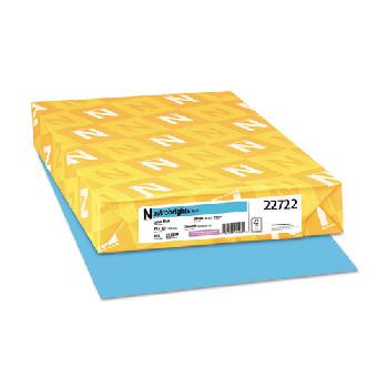 Neenah® Astrobrights Paper Lunar Blue 65 lb. Vellum Cover 11x17 in. 250 Sheets per Ream