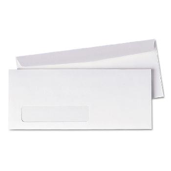 Neenah Paper® Environment Ultra Bright White Smooth 80 lb. #10 Poly Window Envelopes - No. 10 (4.125 x 9.5) 500 BOX