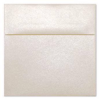 Shine® CHAMPAGNE Shimmer Metallic 80 lb. 6-1/2 Square Envelopes 6.5 x 6.5 in. 50 PK