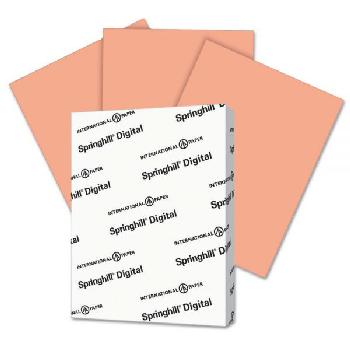 Springhill® Index Digital Salmon Smooth 110 lb. Card Stock 8.5x11 in. 250 Sheets per Ream