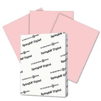 Springhill® Vellum Bristol Digital Pink 67 lb. Card Stock 11x17 in. 250 Sheets per Ream