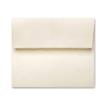 Strathmore® Premium Pastelle Natural White 5-1/2 in. Square 80 lb. Deckle Edge Envelopes