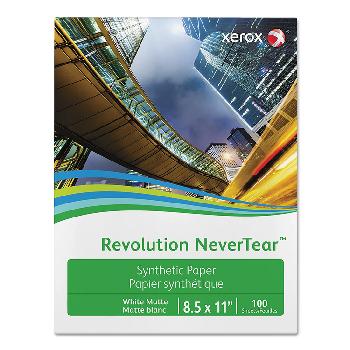 Xerox® Revolution NeverTear™ White 14 Mil Synthetic Matte Paper 12x18 in. 100 Sheet Pack