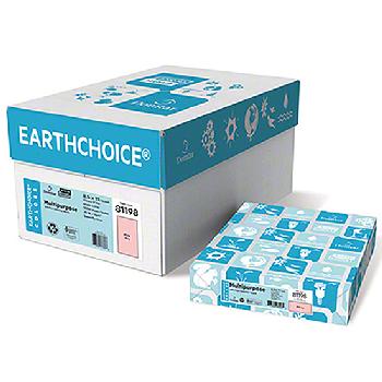 Domtar Earthchoice® Pink Smooth 20 lb. Multipurpose 30% Recycled Copy Paper 8.5x14 in. 500 Sheets per Ream