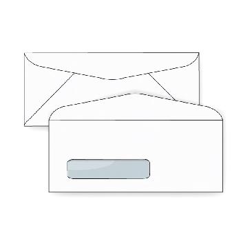 Mohawk Paper® Saybrook #7 Window 24 lb. White Wove OSDS Envelopes 3.75 x 6.75 in. 500 per Box - WINDOW: 1-1/8 x 4-1/2 (7/8L-1/2B)