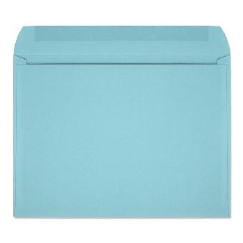 PRISM® Pastel Blue Vellum 28# 9x12 in. Open Side Booklet Envelopes 500 per Box