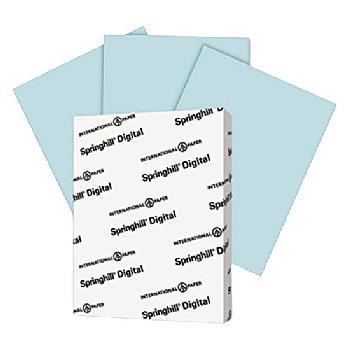 Springhill® Digital Opaque Colors Blue Smooth 24-60 lb. 11x17 in. 500 Sheets per Ream