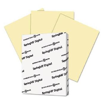 Springhill® Digital Canary Vellum 67 lb. Bristol Cover 8.5x11 in. 250 Sheets per Ream